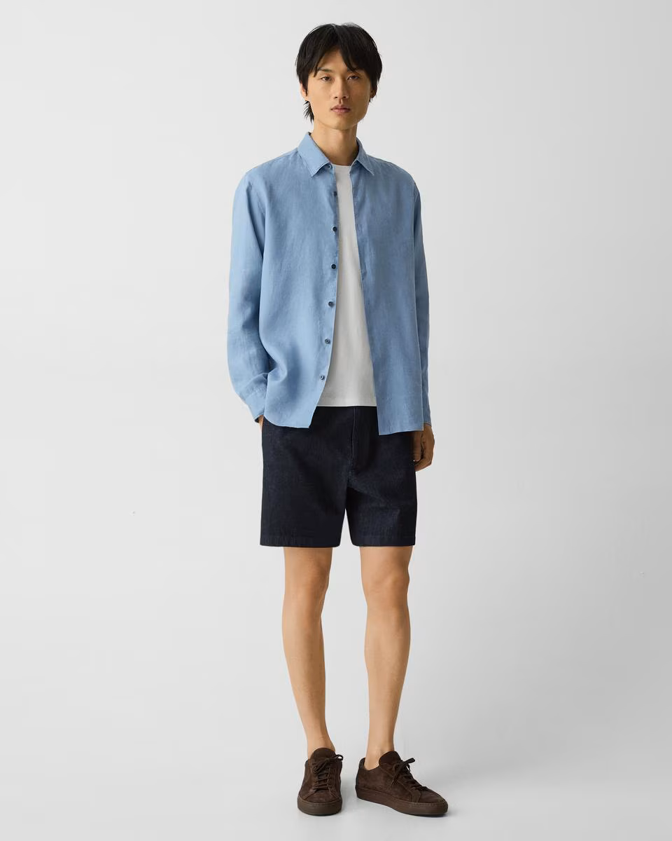 Irving Shirt in Relaxed Linen