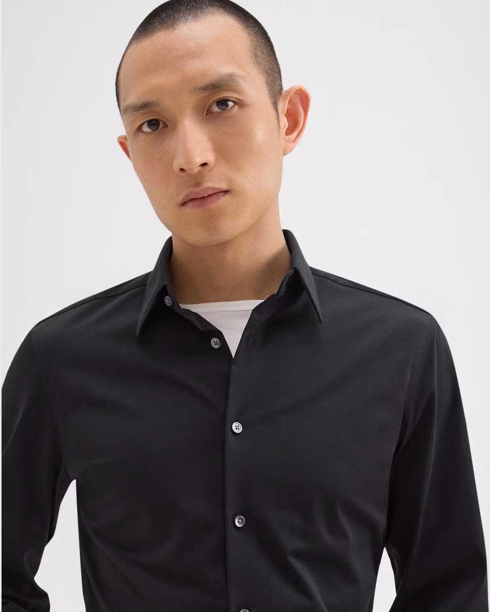 Sylvain Shirt in Structure Knit