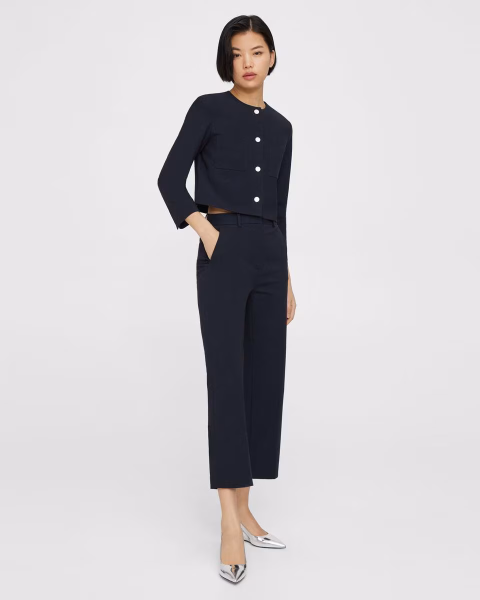 Cropped Jacket in Neoteric Twill