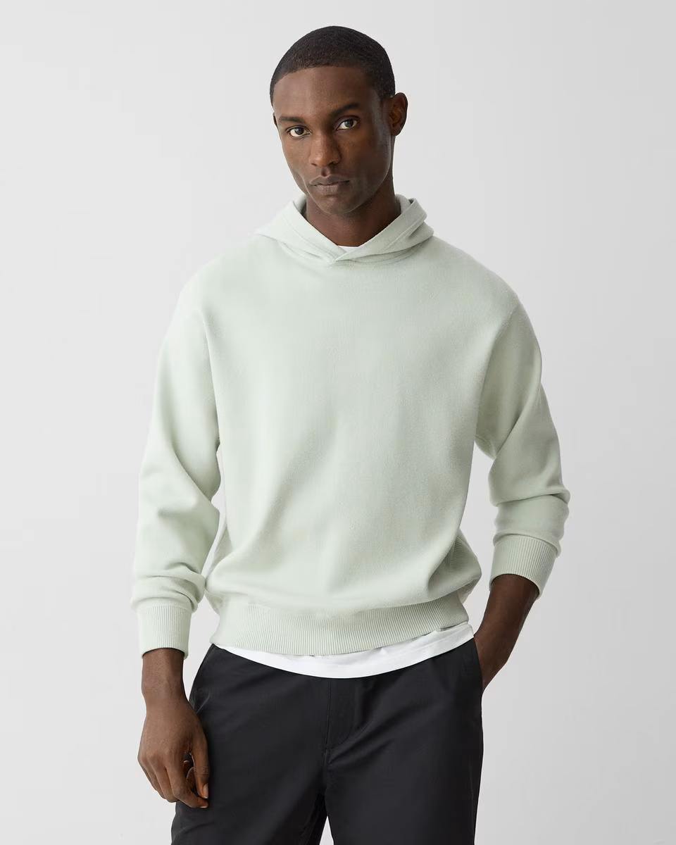 Relaxed Hoodie in Light Bilen