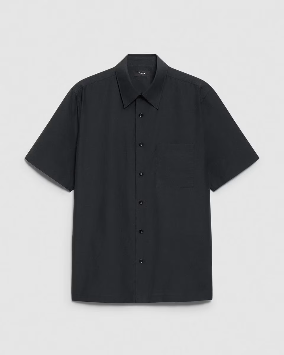 Noll Short-Sleeve Shirt in Cotton-Blend