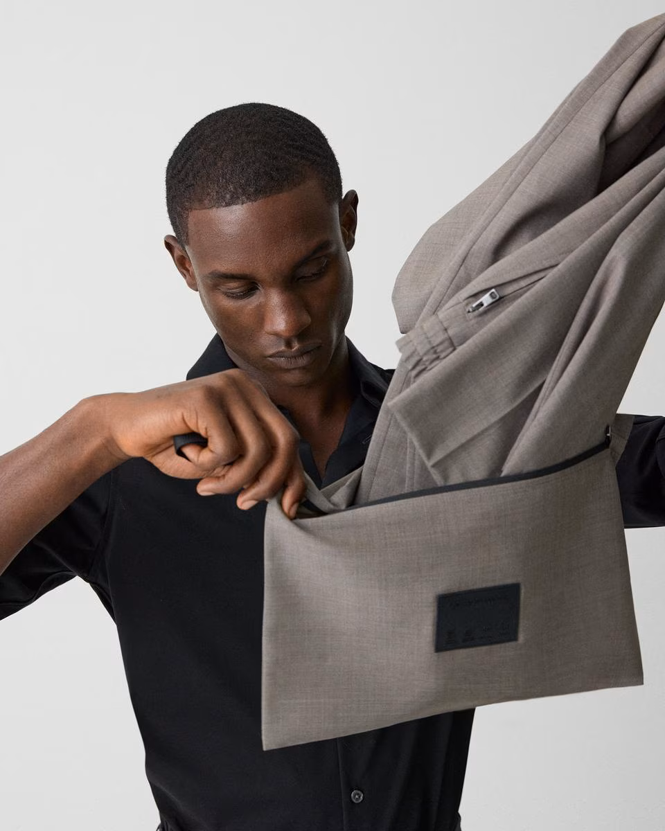 Curtis Drawstring Pant in Motion Wool