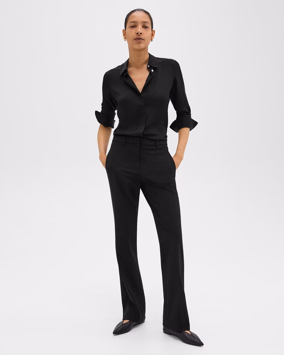 33.5'' Flared Pant in Good Wool