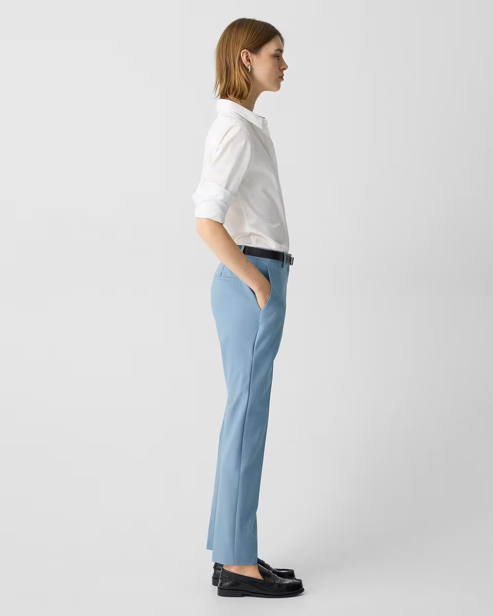 Treeca Full Length Pant in Good Wool