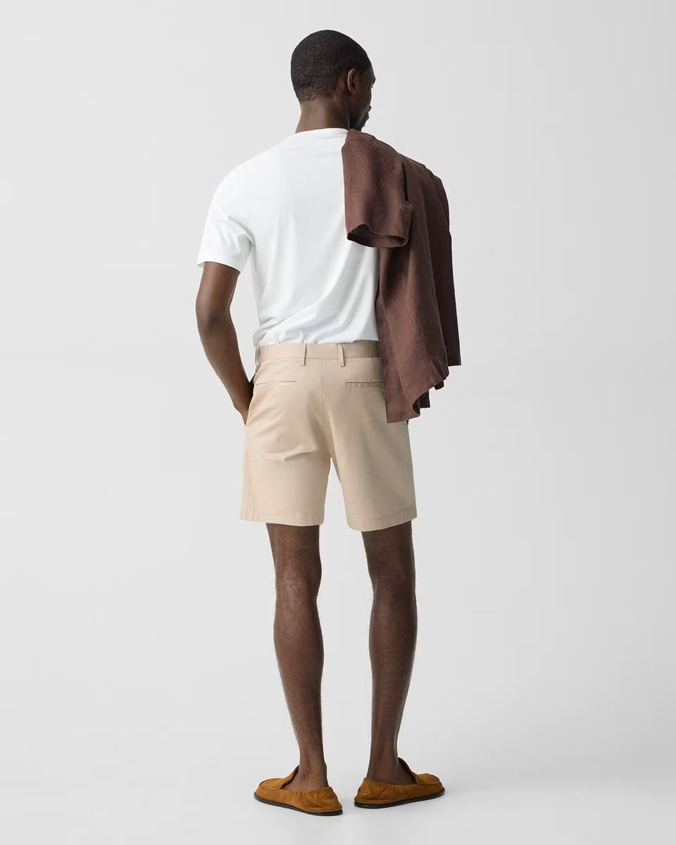 Zaine Short in Stretch Cotton