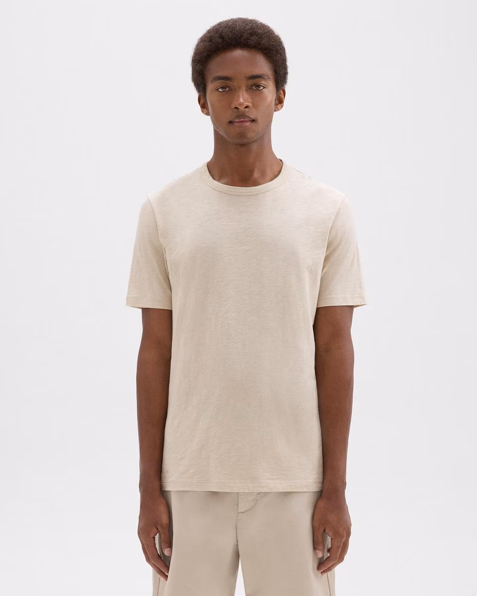 Essential Tee in Cosmos Slub Cotton