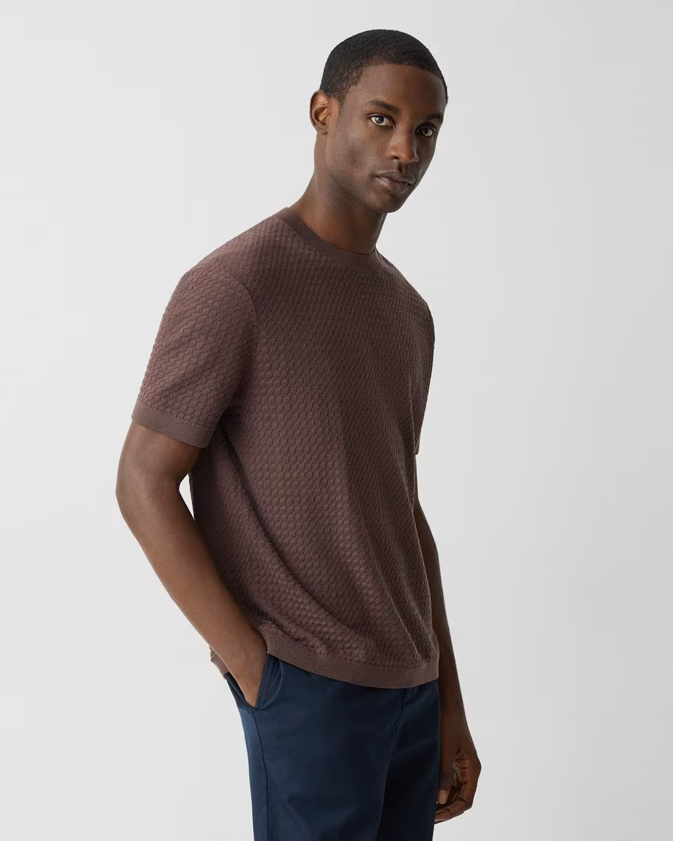 Damian Short-Sleeve Tee in Cotton