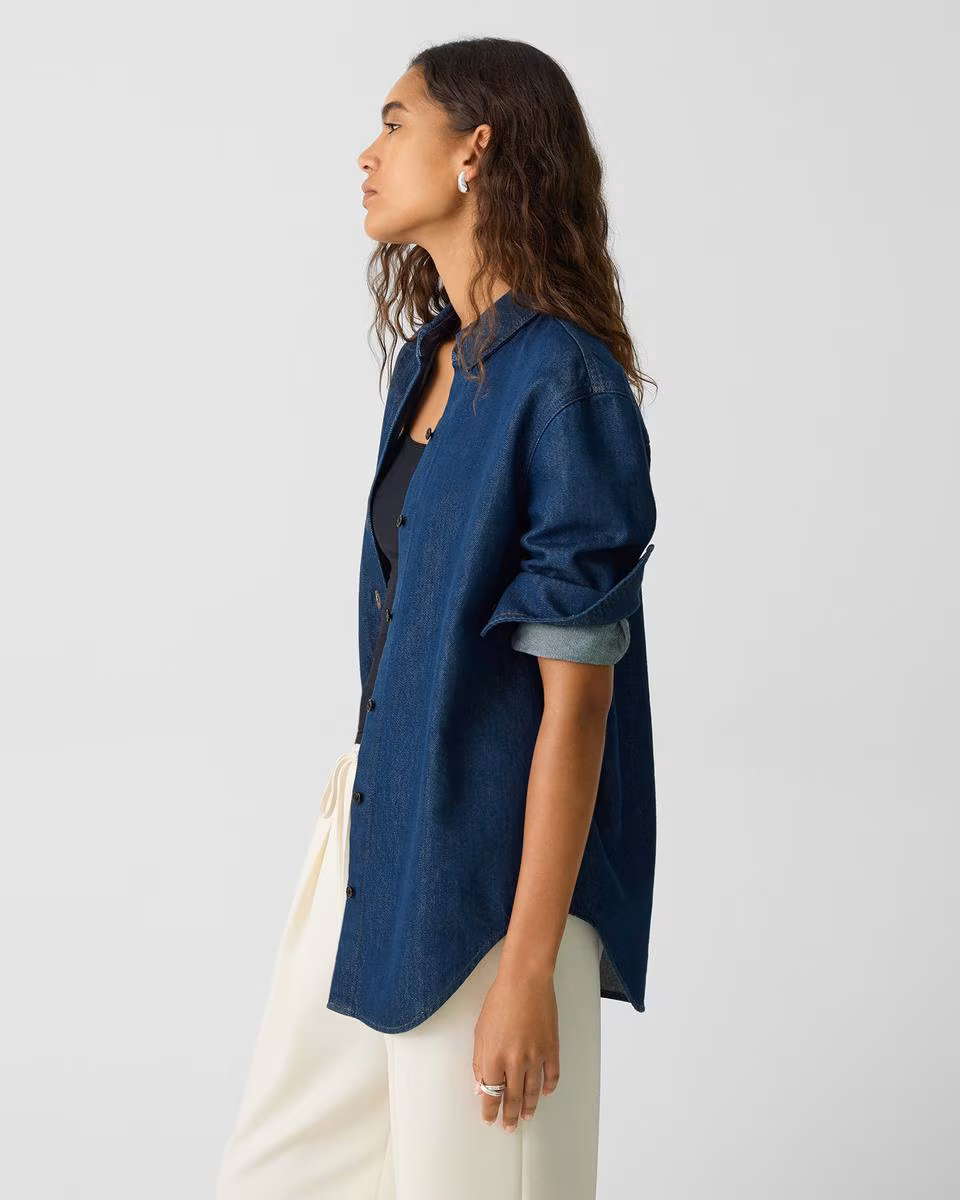 Boyfriend Shirt in Relaxed Denim