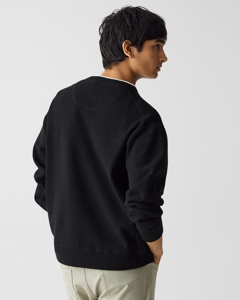 Relaxed Crewneck Sweatshirt in Light Bilen