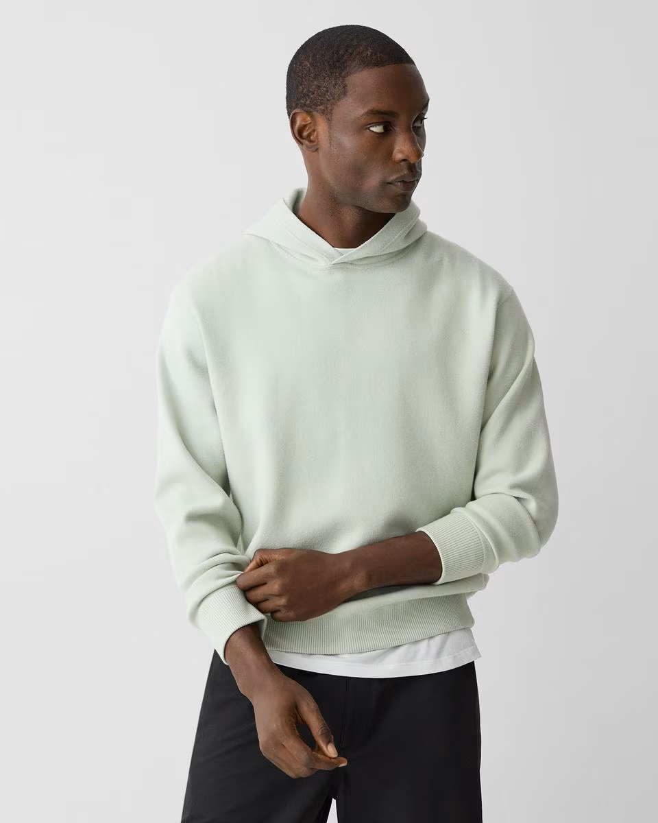 Relaxed Hoodie in Light Bilen