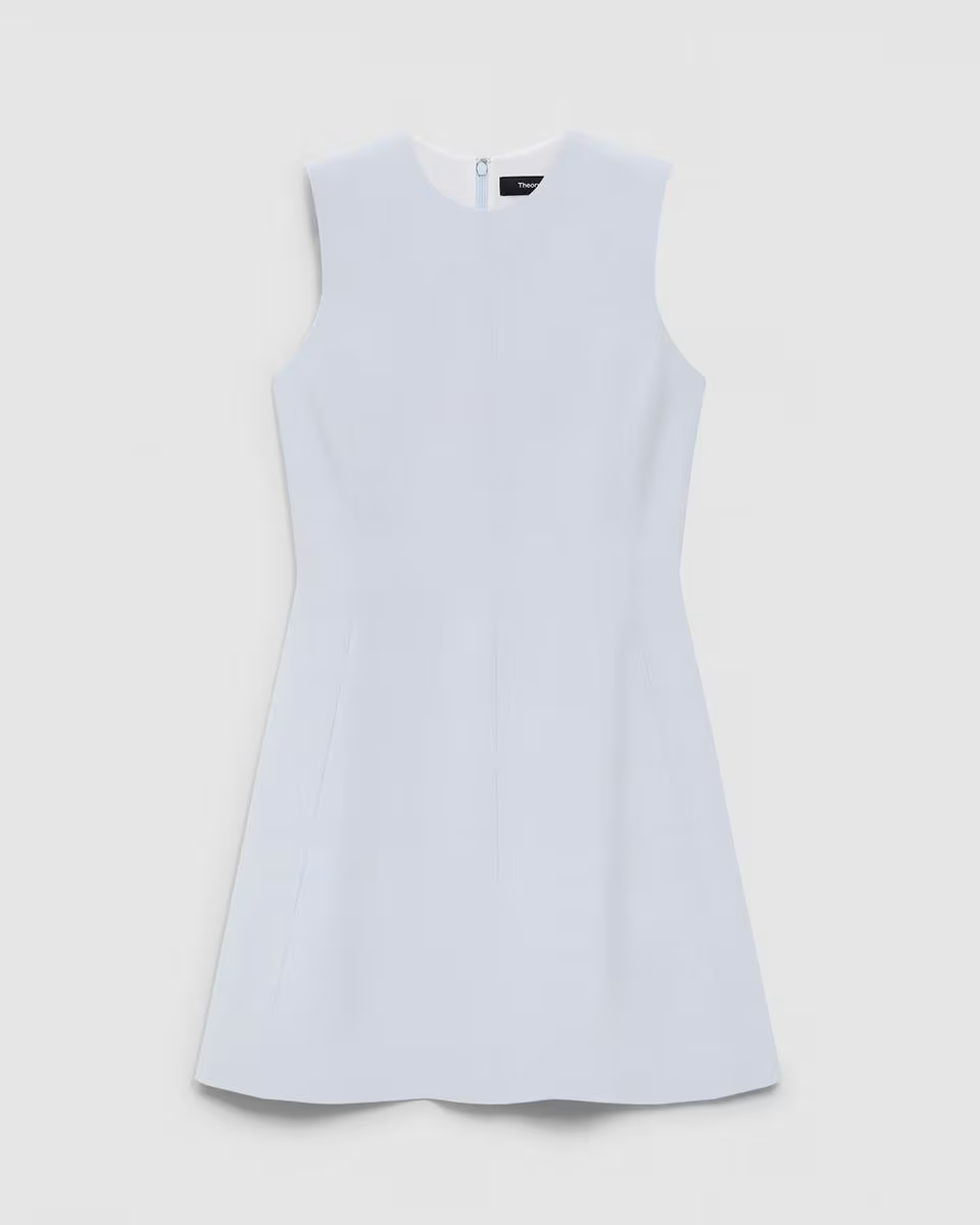 A-Line Mini Dress in Admiral Crepe