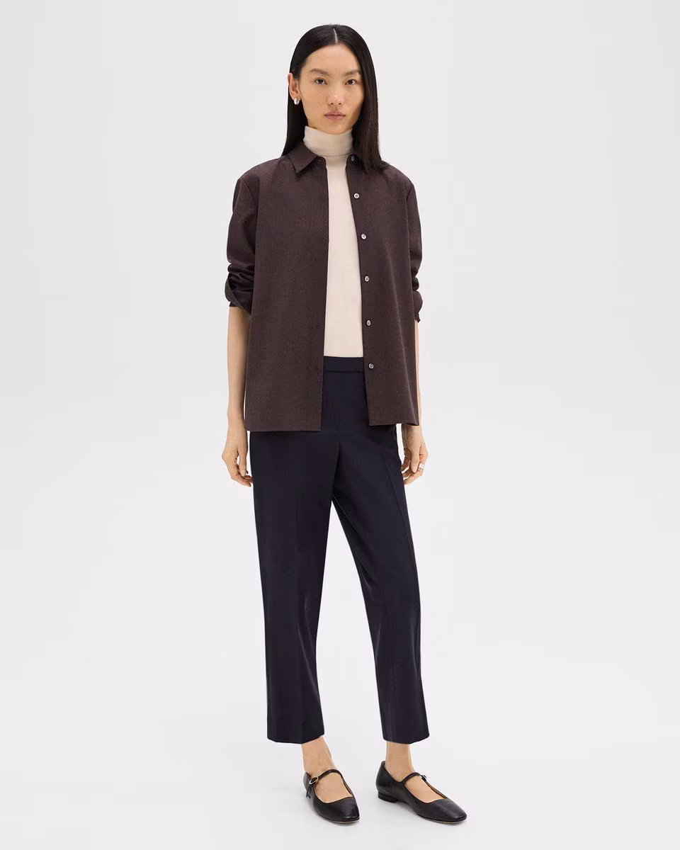 Treeca Pull-On Pant in Sleek Flannel