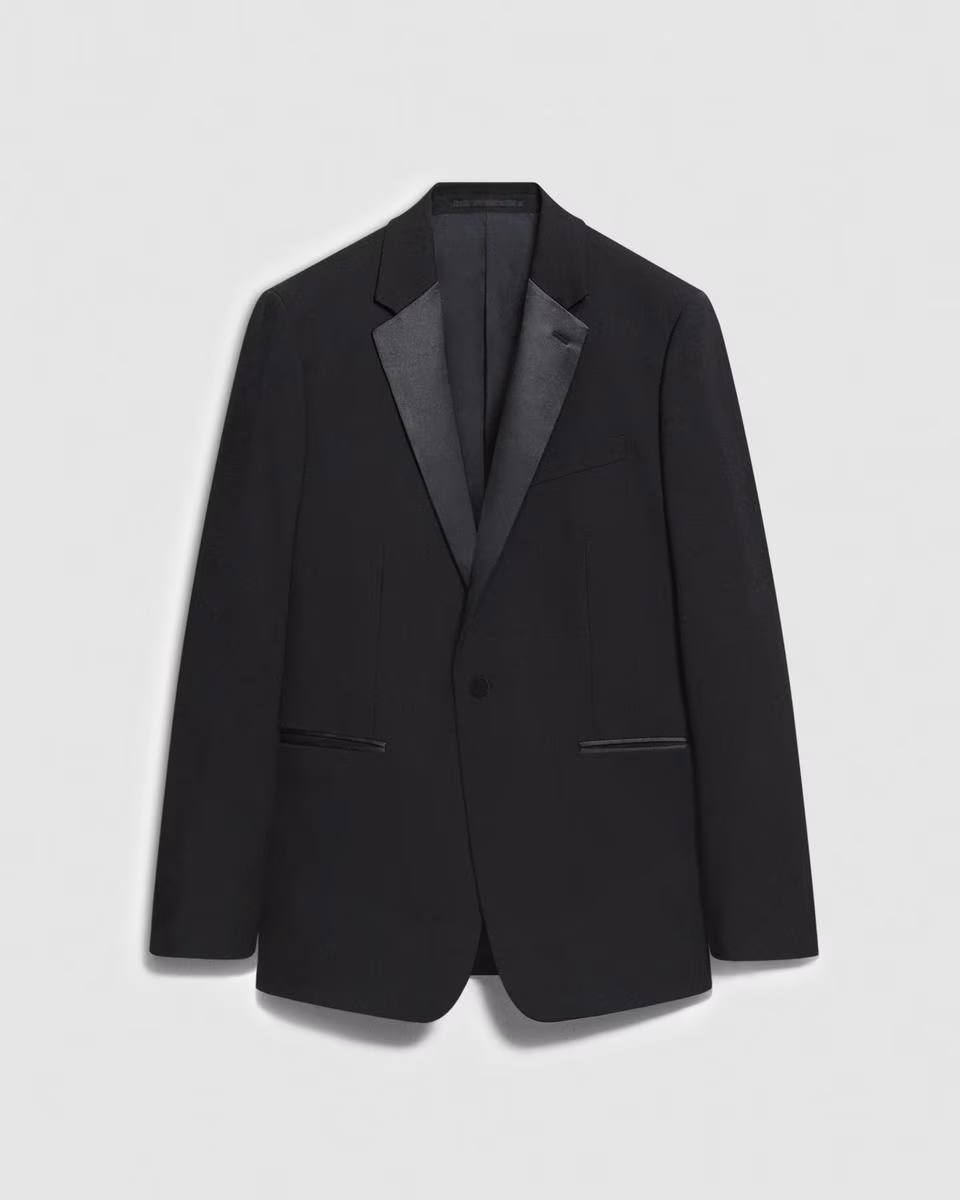 Chambers Tuxedo Blazer in Stretch Wool