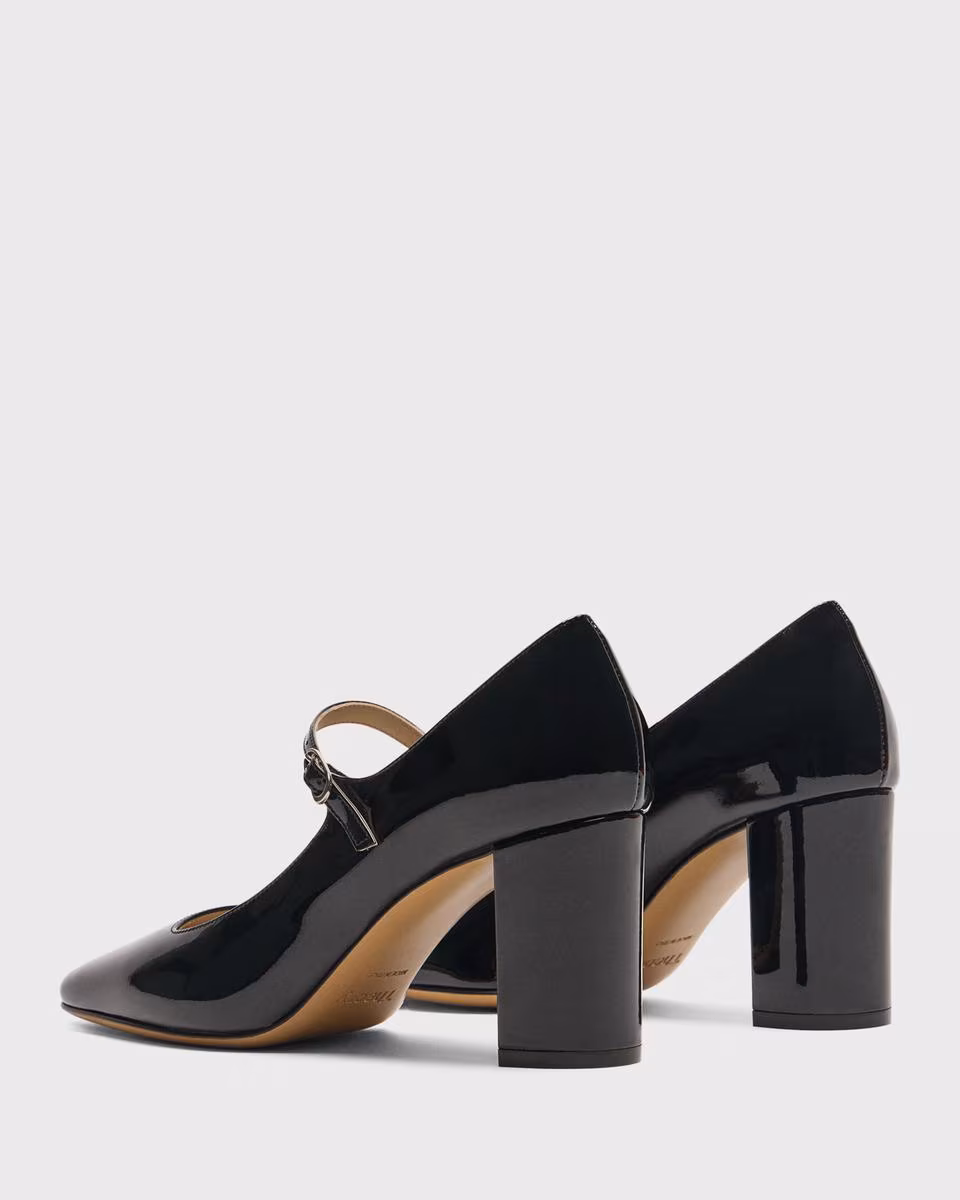 Mary Jane Pump in Leather
