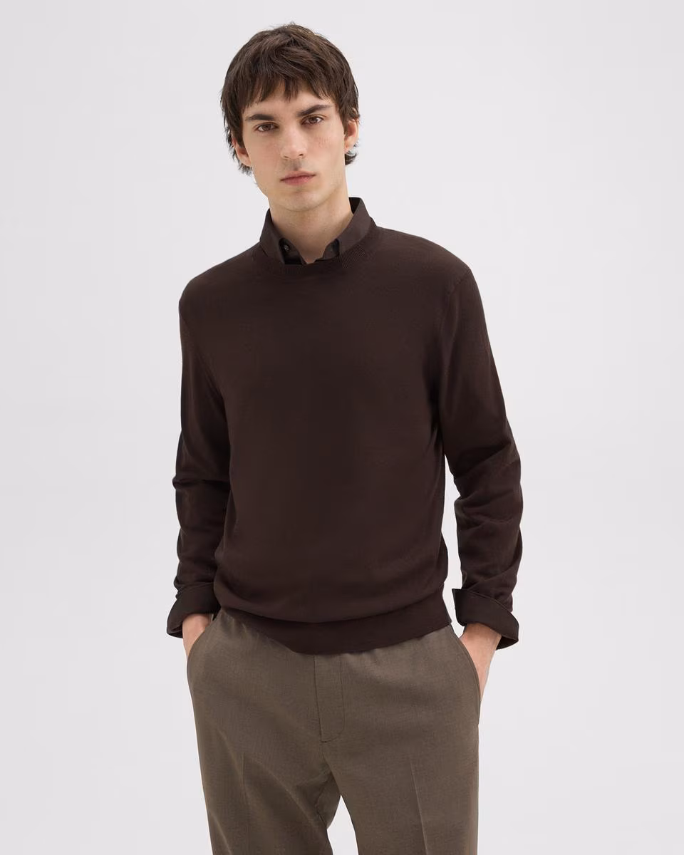 Crewneck Sweater in Regal Wool