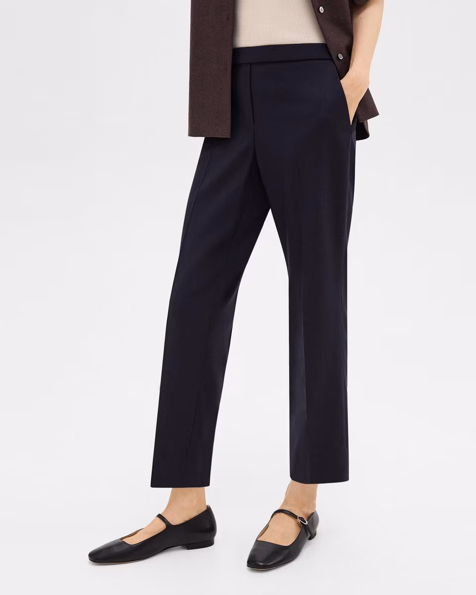 Treeca Pull-On Pant in Sleek Flannel