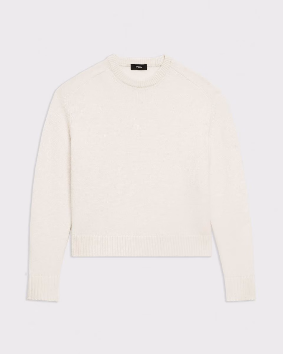 Cropped Sweater in Cashmere