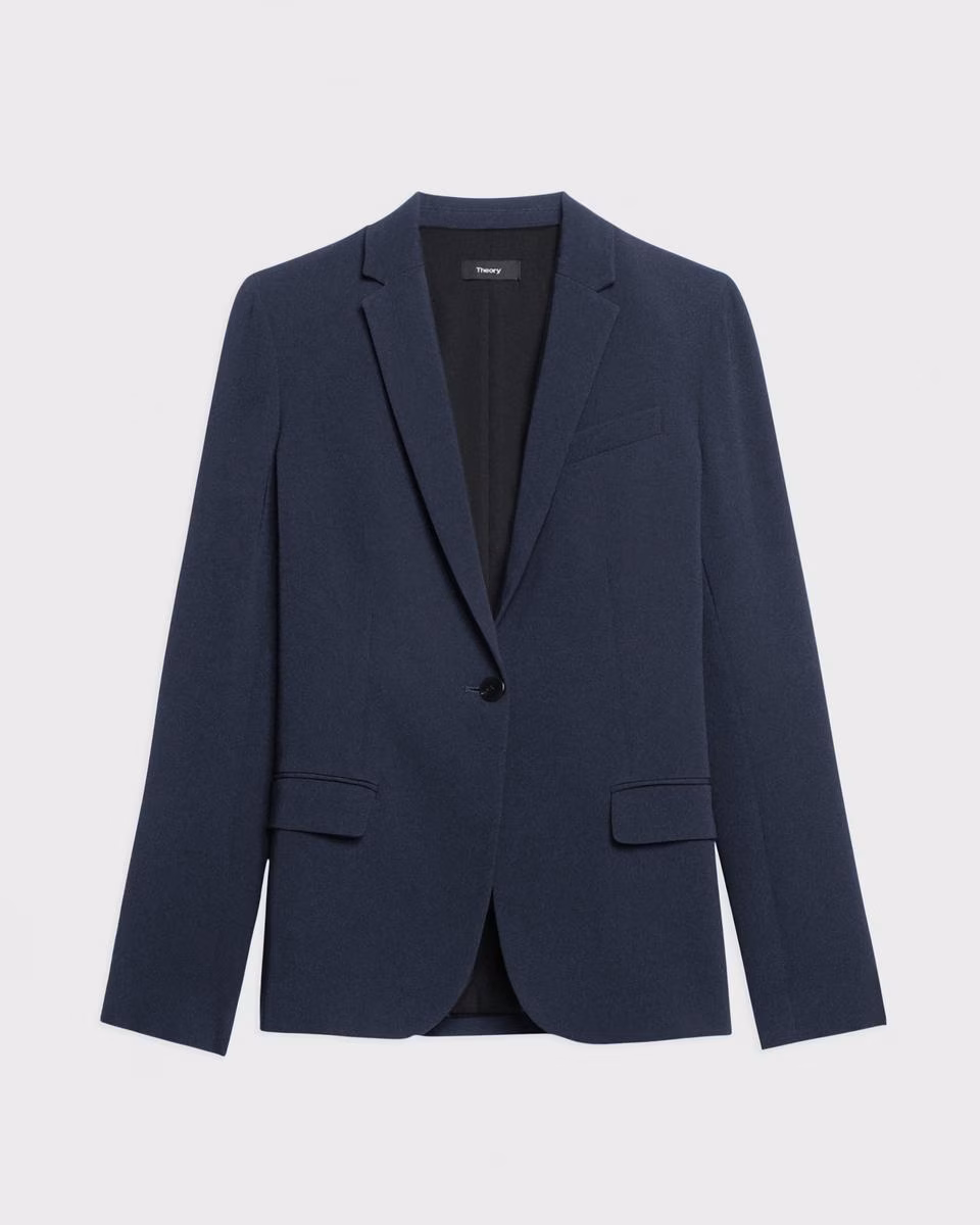 Staple Blazer in Admiral Crepe