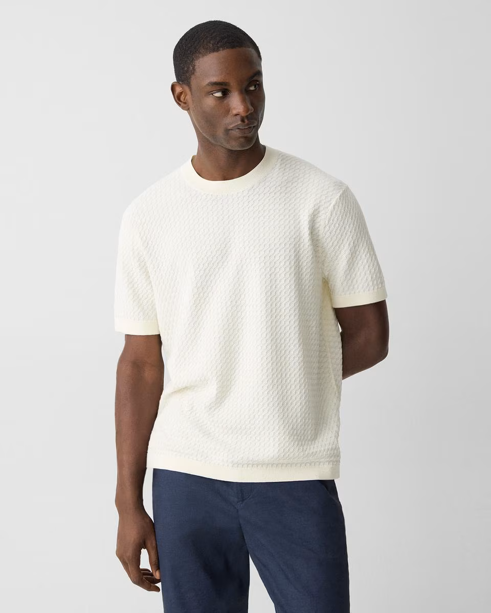 Damian Short-Sleeve Tee in Cotton