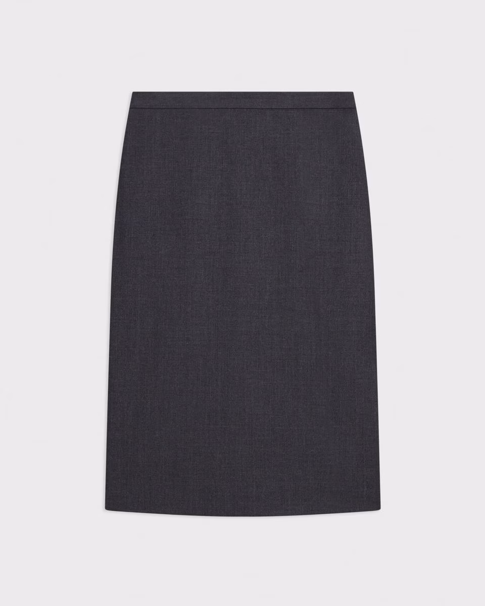 Slim Pencil Skirt in Good Wool