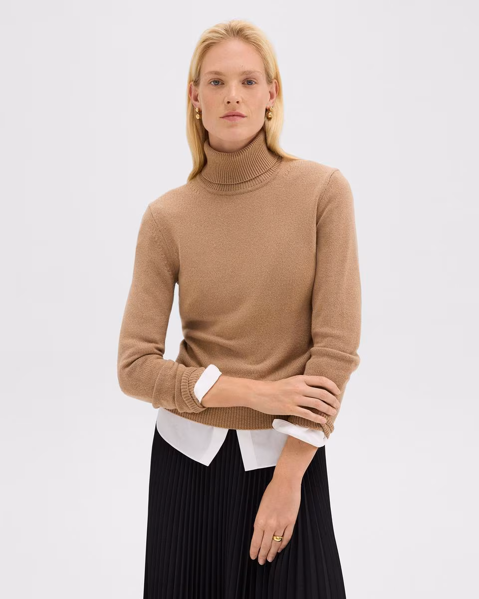 Turtleneck Sweater in Cashmere