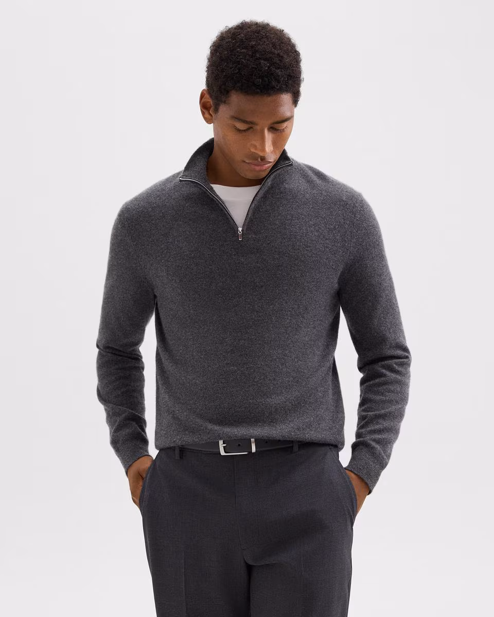 Hilles Quarter-Zip Sweater in Cashmere