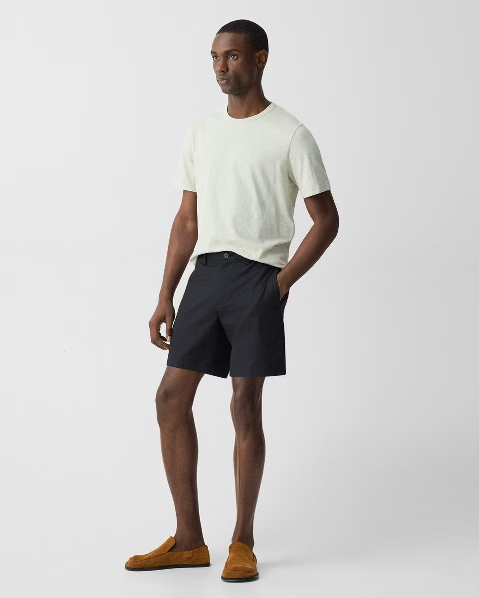 Zaine Short in Stretch Cotton