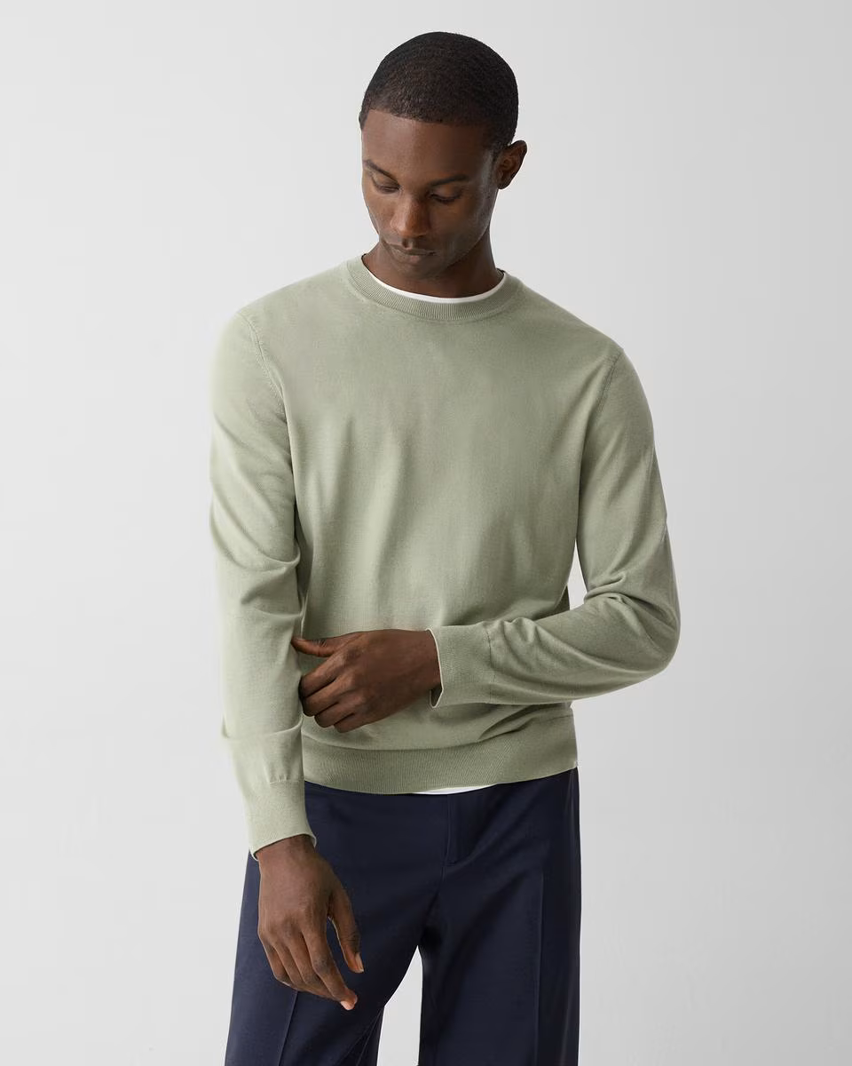 Crewneck Sweater in Regal Wool