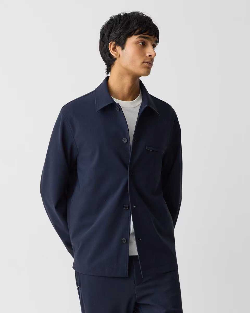 Overshirt in Precision Ponte
