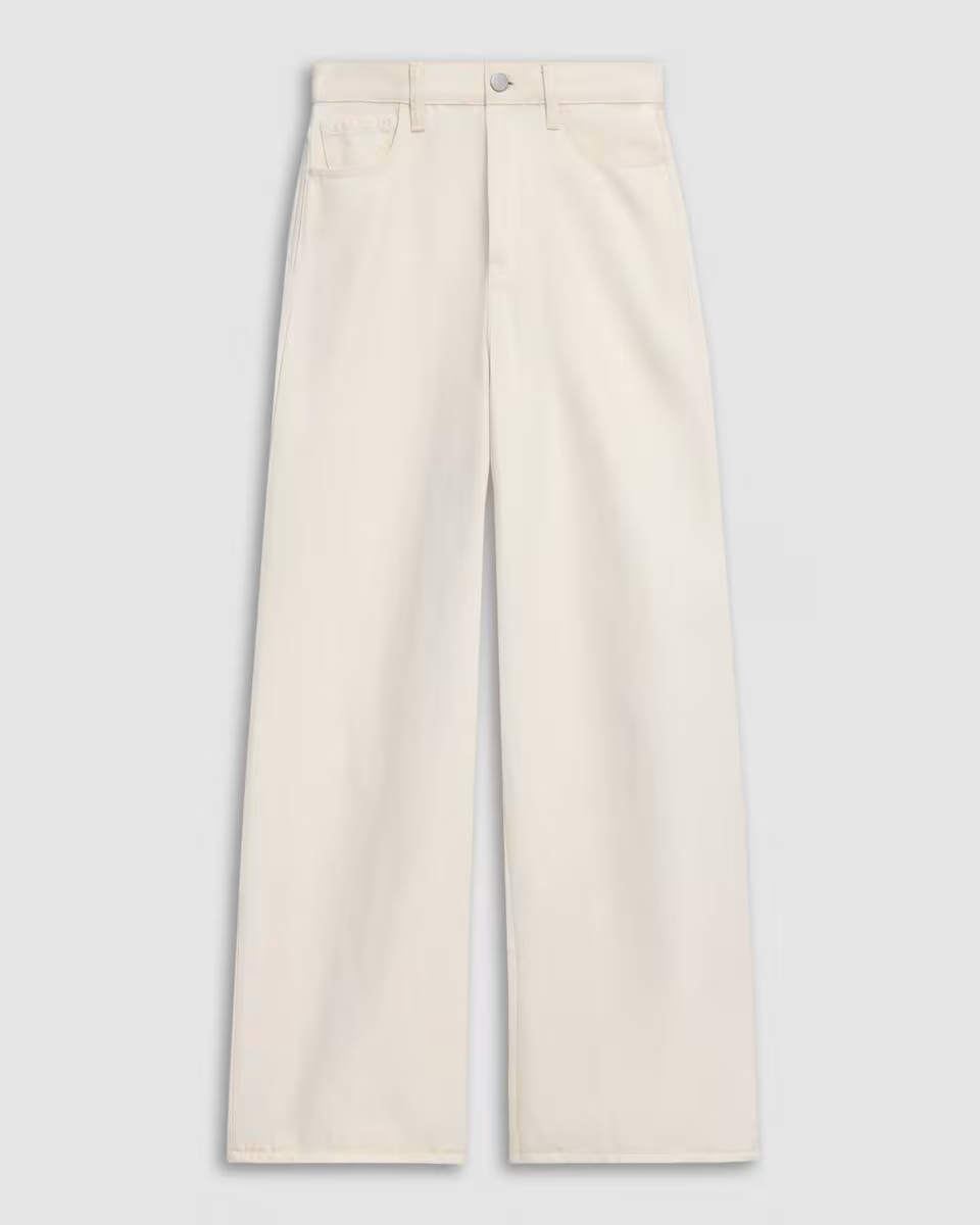 High-Waisted Wide-Leg Pant in Denim