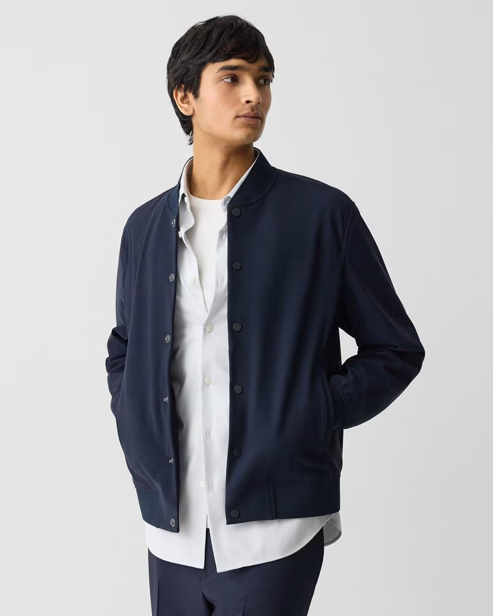Murphy Bomber Jacket in Precision Ponte