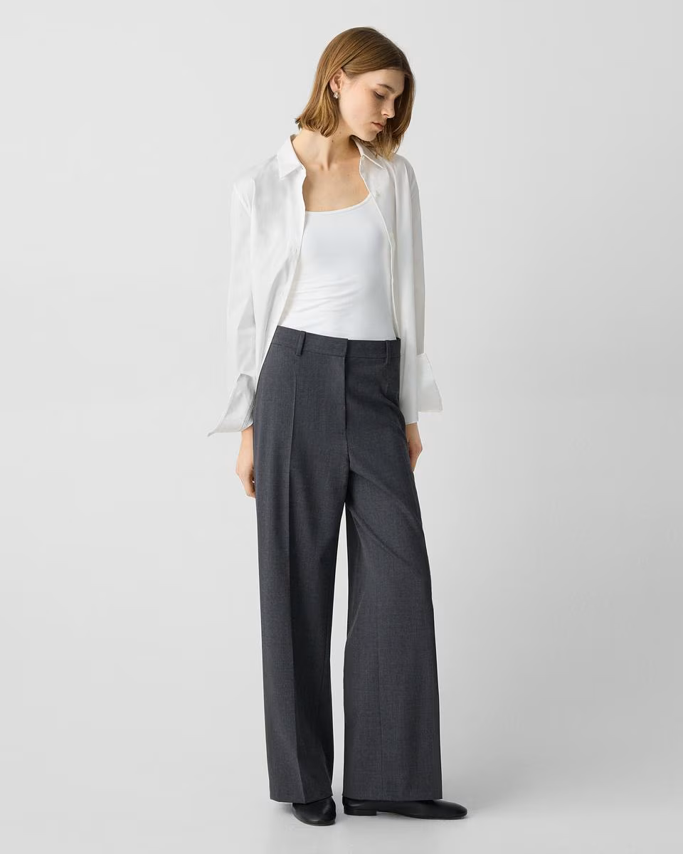 32'' Straight Pant in Good Wool