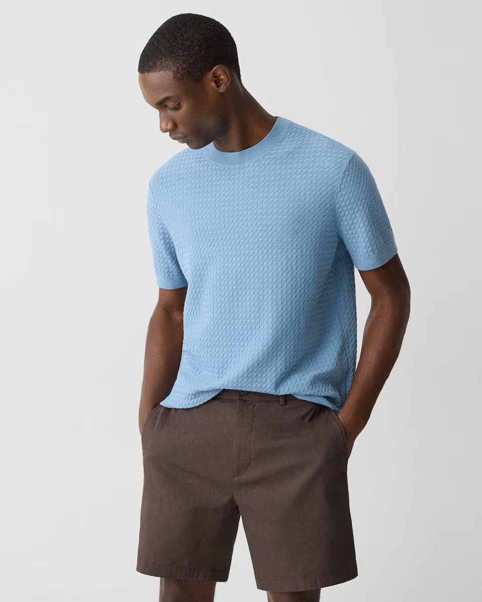 Damian Short-Sleeve Tee in Cotton