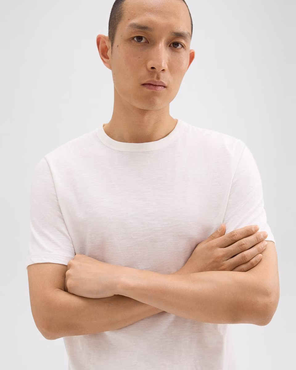 Essential Tee in Cosmos Slub Cotton