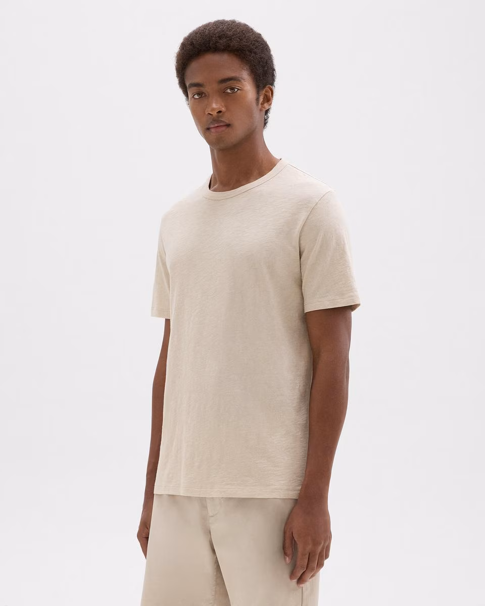 Essential Tee in Cosmos Slub Cotton