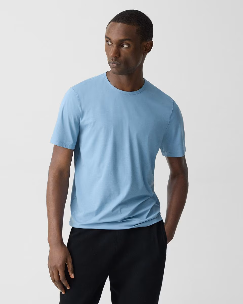 Crewneck Tee in Perform Jersey