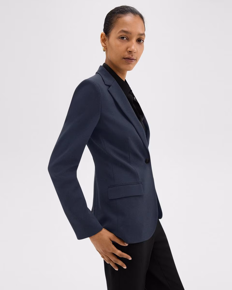 Staple Blazer in Admiral Crepe