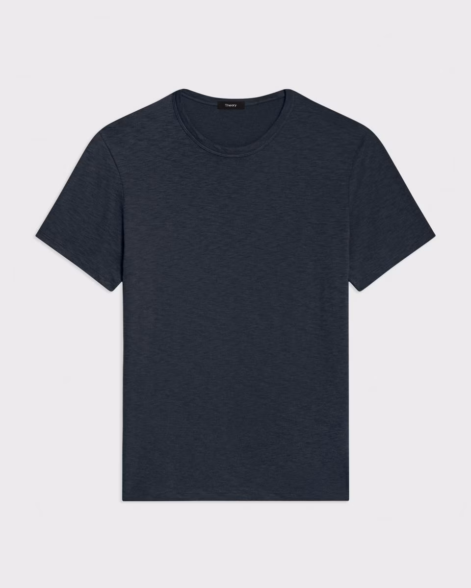 Essential Tee in Cosmos Slub Cotton