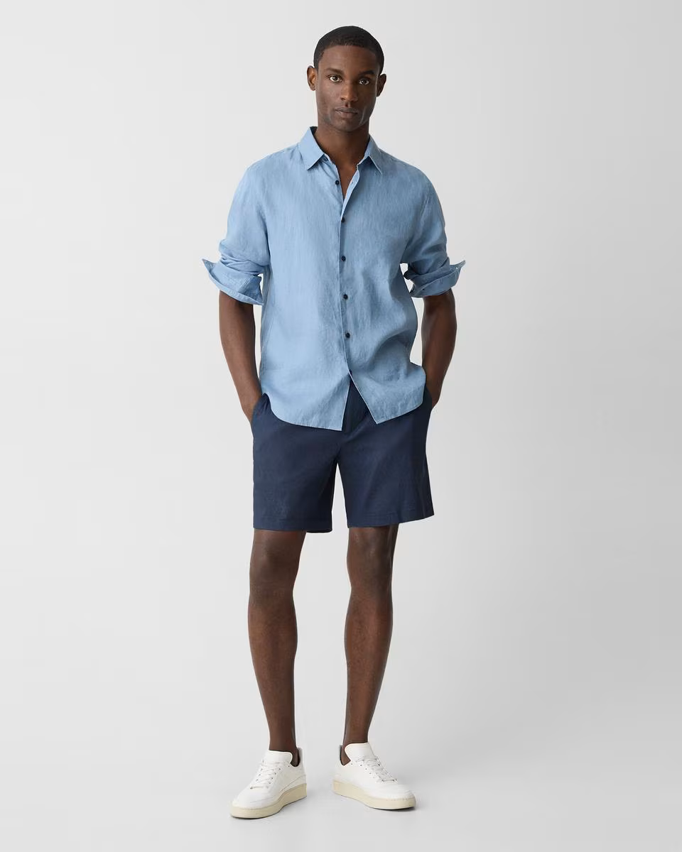 Curtis Drawstring Short in Good Linen