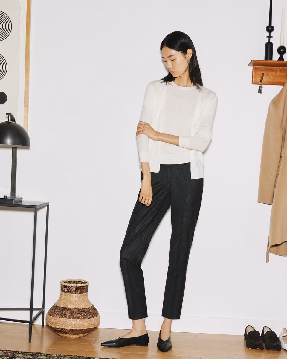 Treeca Pull-On Pant in Sleek Flannel