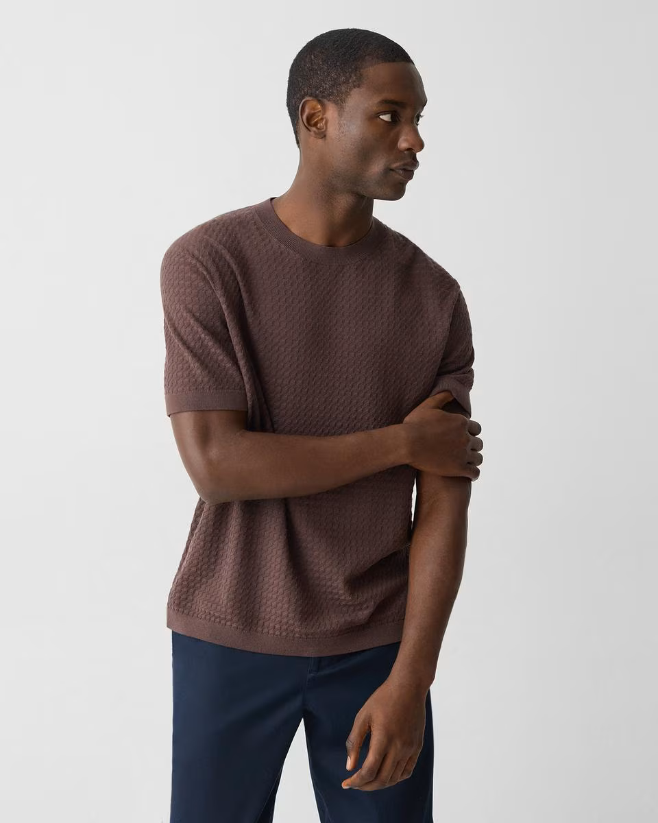 Damian Short-Sleeve Tee in Cotton