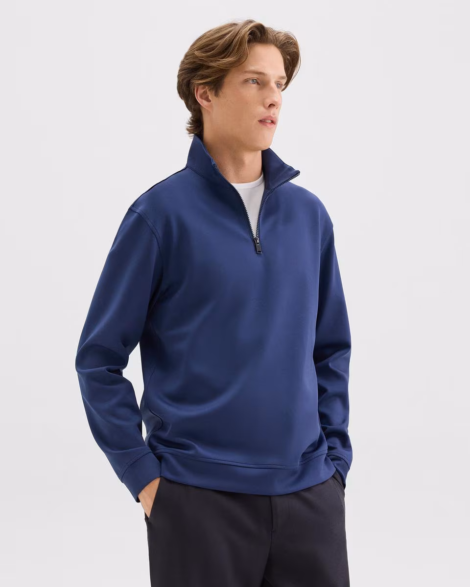 Quarter-Zip Sweatshirt in Scuba
