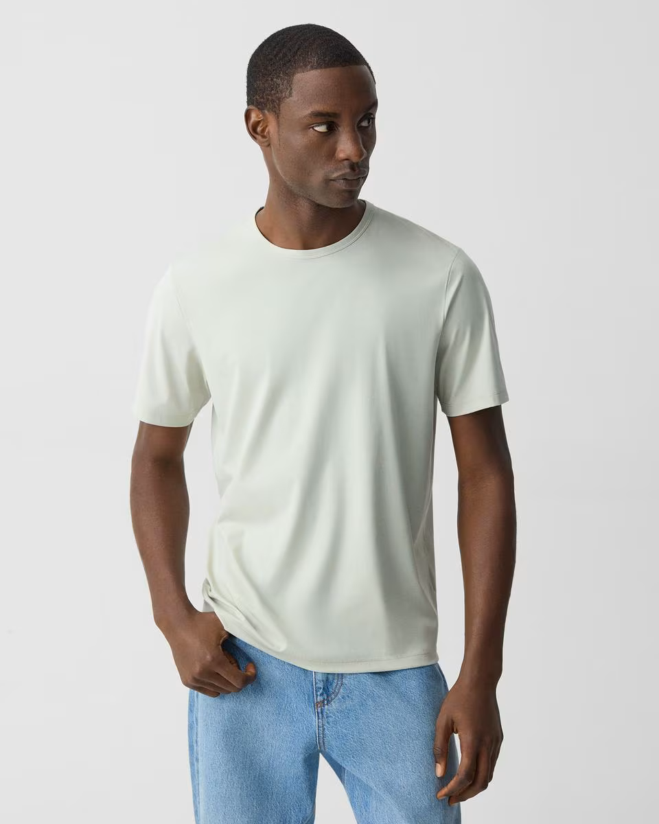 Crewneck Tee in Perform Jersey