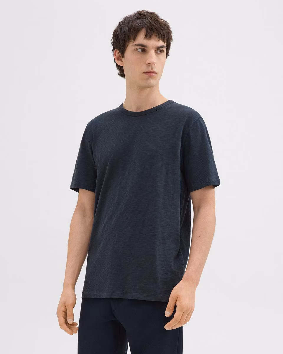 Essential Tee in Cosmos Slub Cotton