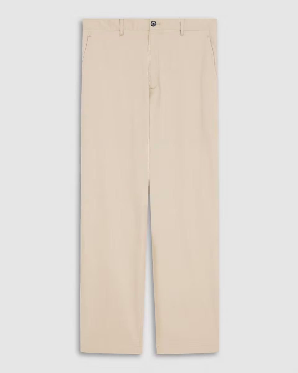 Straight Pant in Cotton-Blend Twill