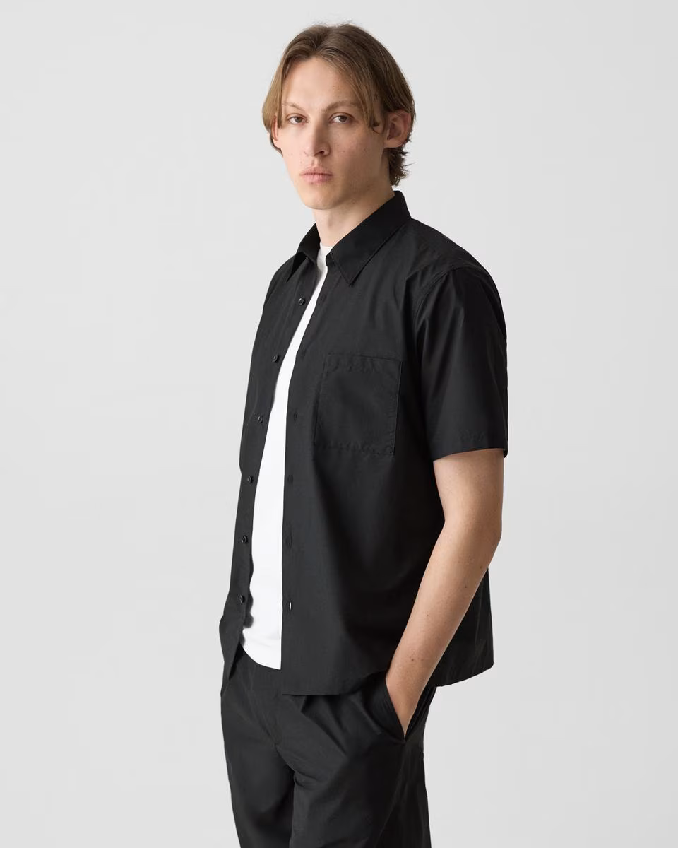 Noll Short-Sleeve Shirt in Cotton-Blend