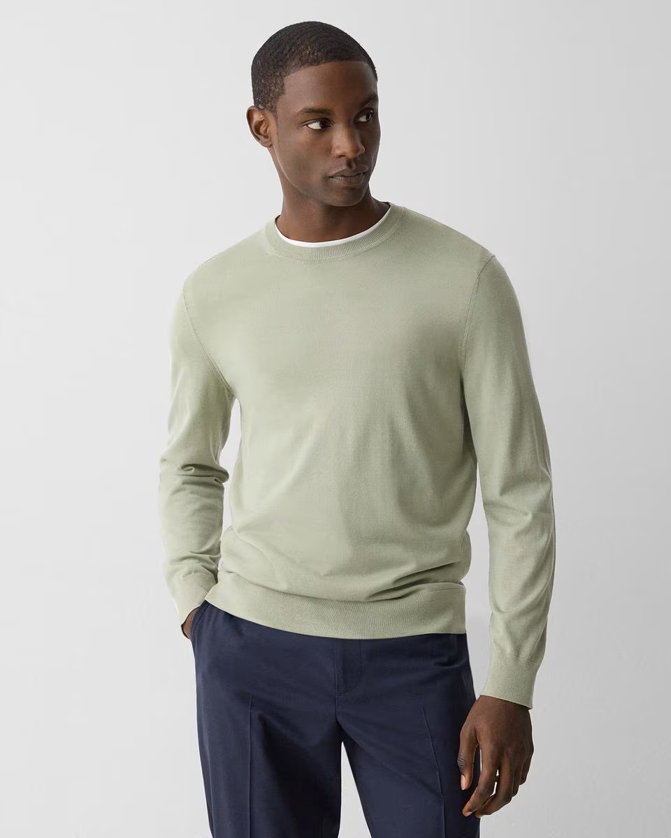 Crewneck Sweater in Regal Wool