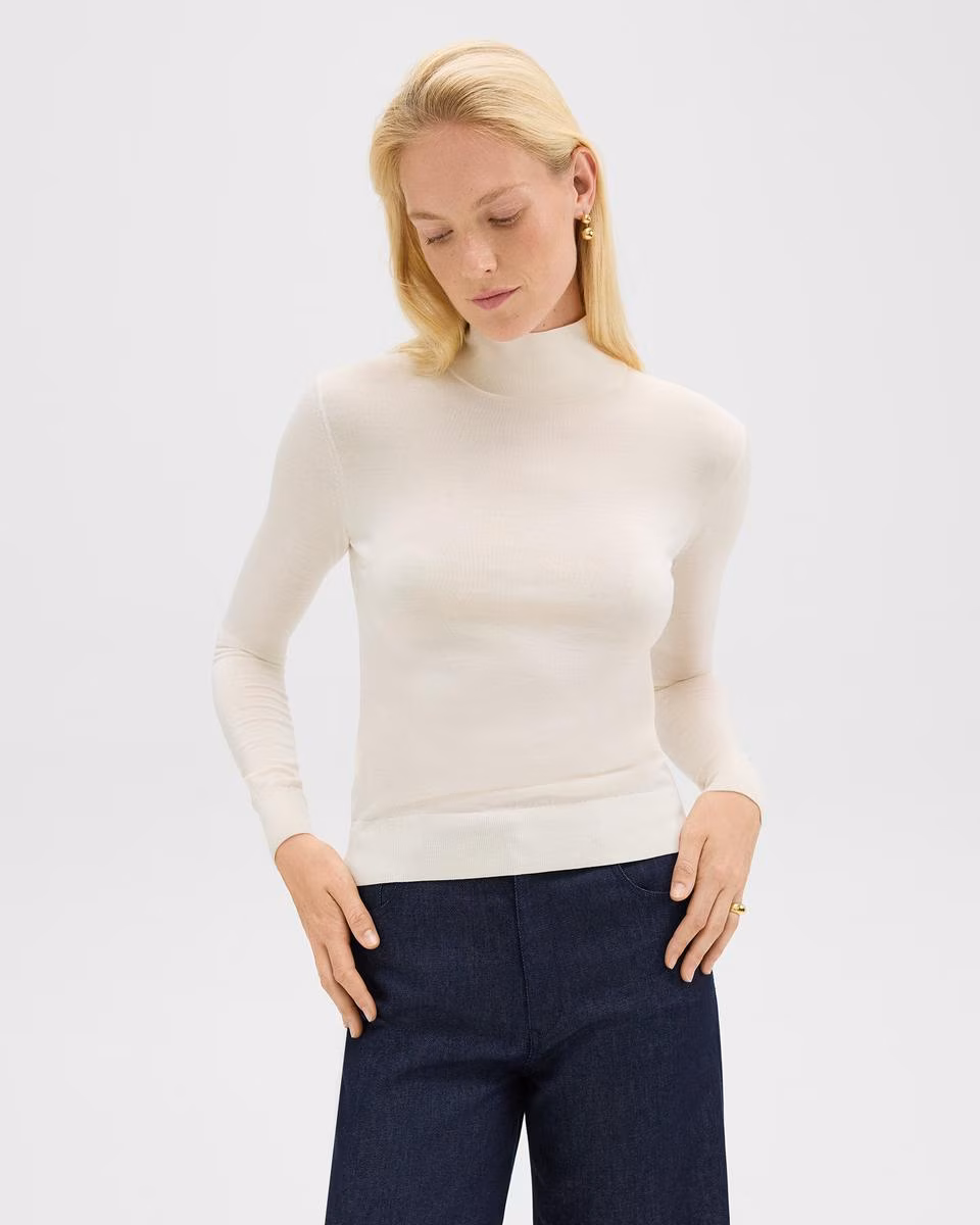 Turtleneck Sweater in Regal Wool
