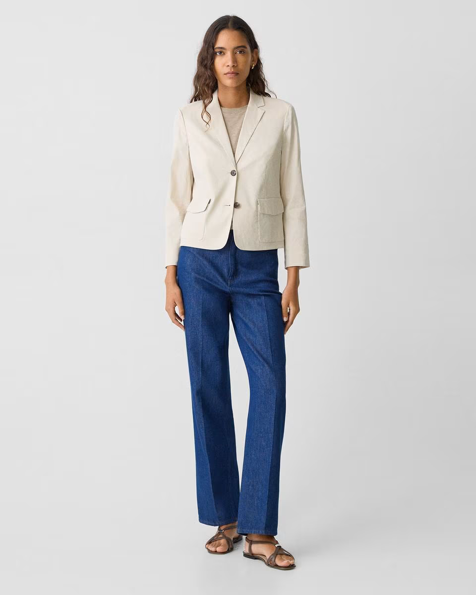 Shrunken Blazer in Good Linen