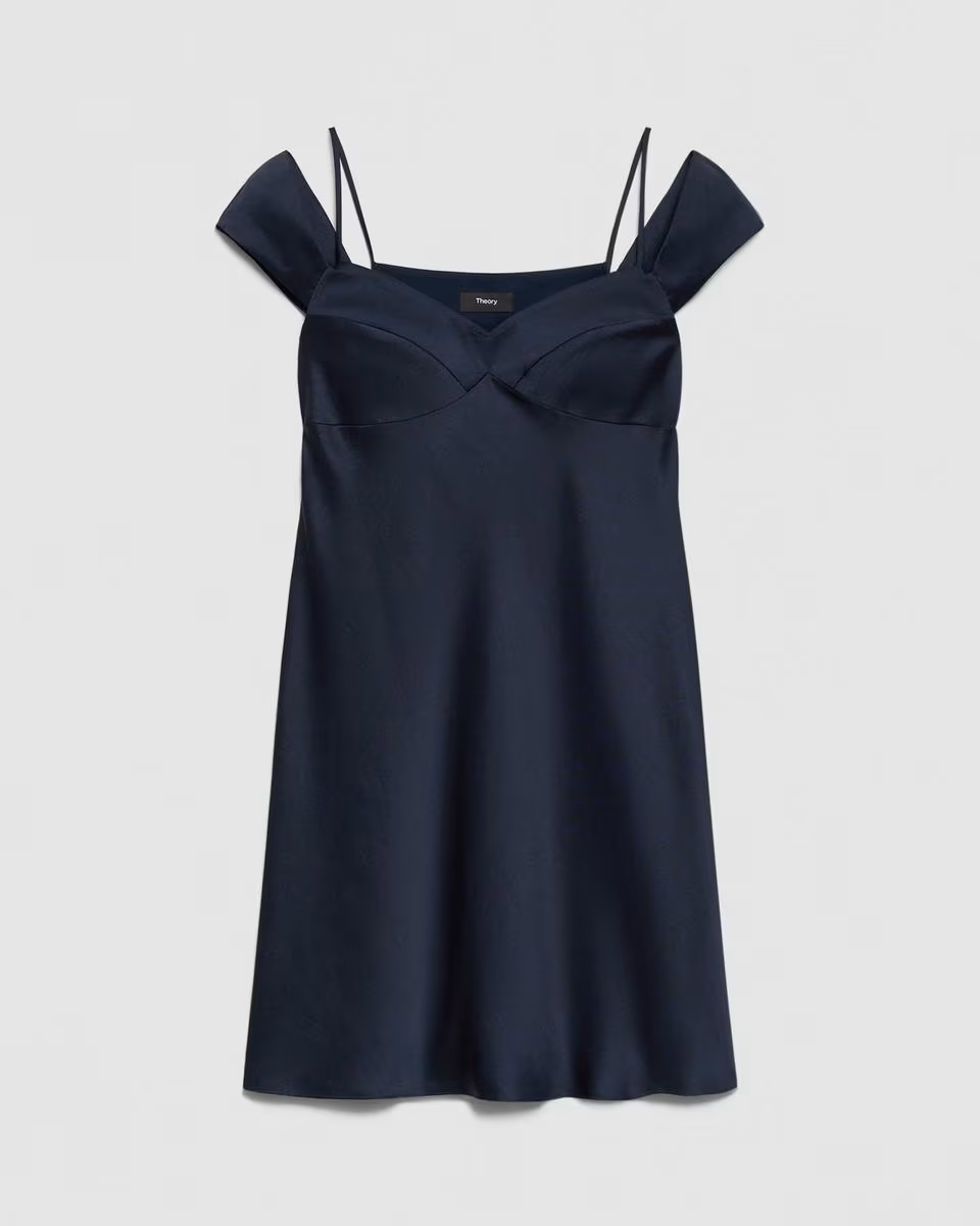 Camisole Dress in Crushed Satin